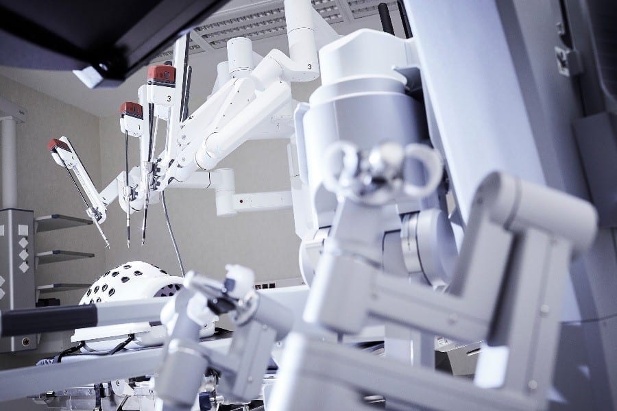 robot da vinci szpital na klinach